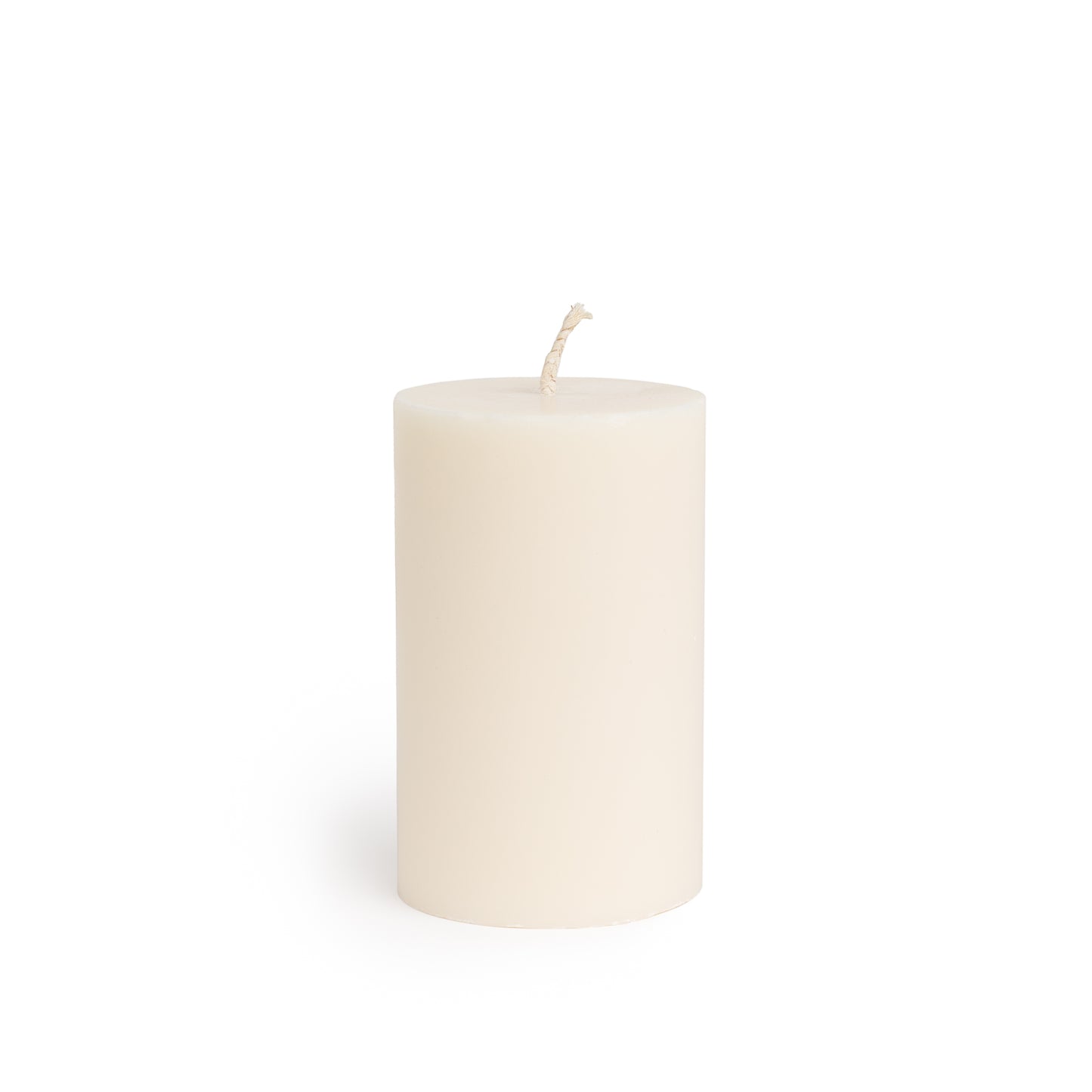 Bougie pilier en cire de colza de forme cylindrique