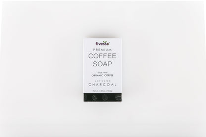 Charbon actif - Barre de savon au café de qualité supérieure